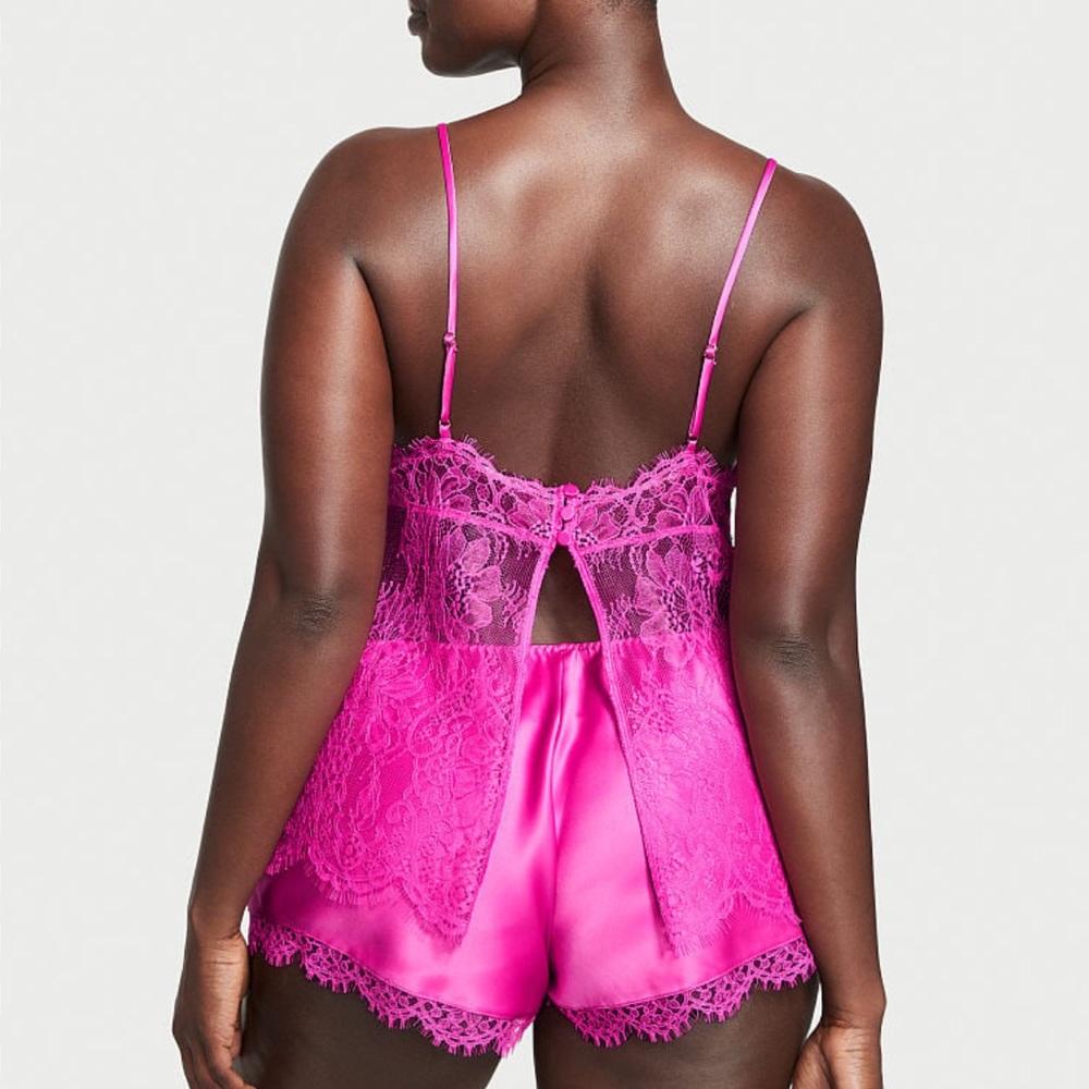 NWT VICTORIA SECRET Satin and Lace Cami Set